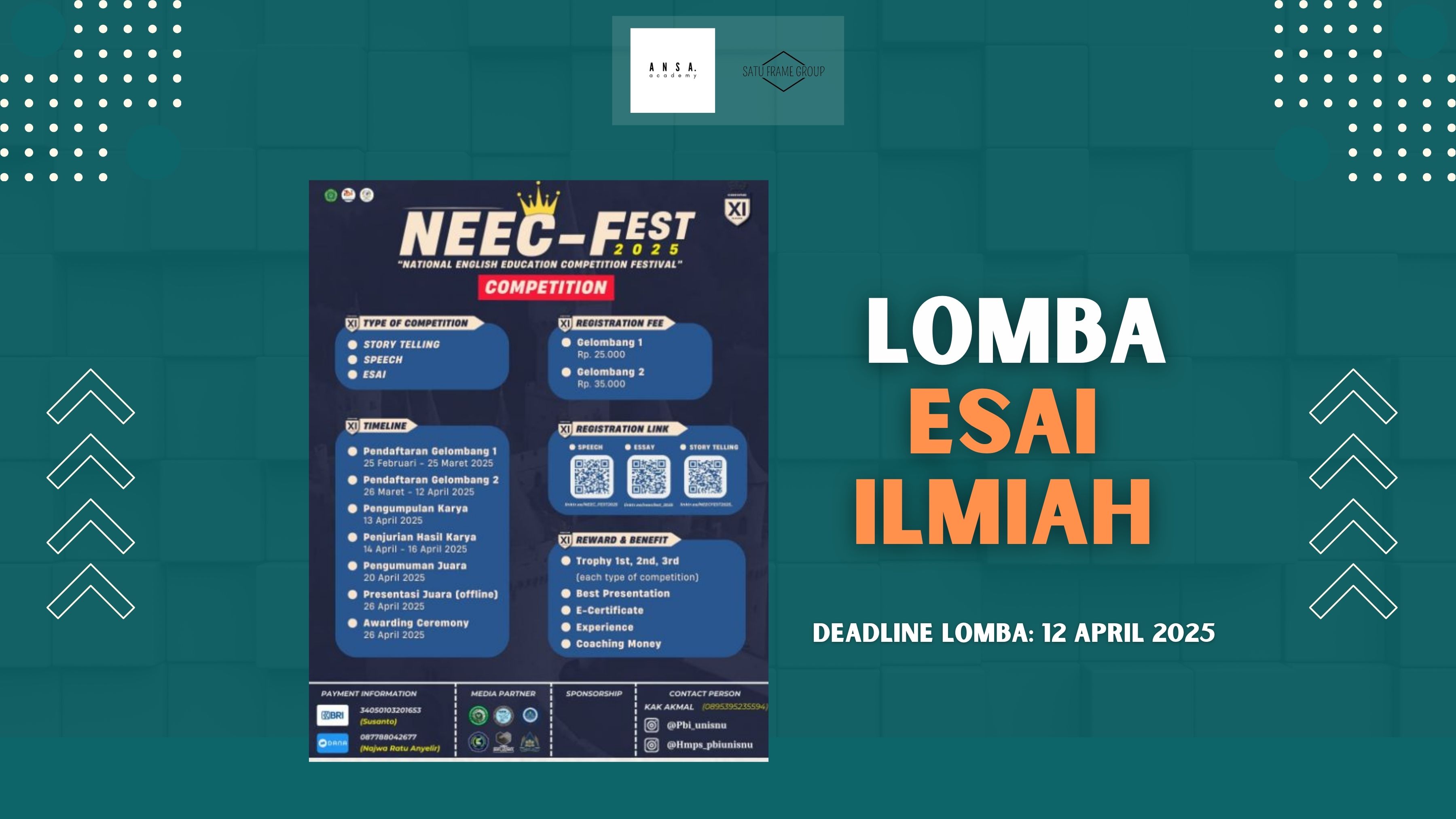 LOMBA ESAI ILMIAH NEEC - FEST 202