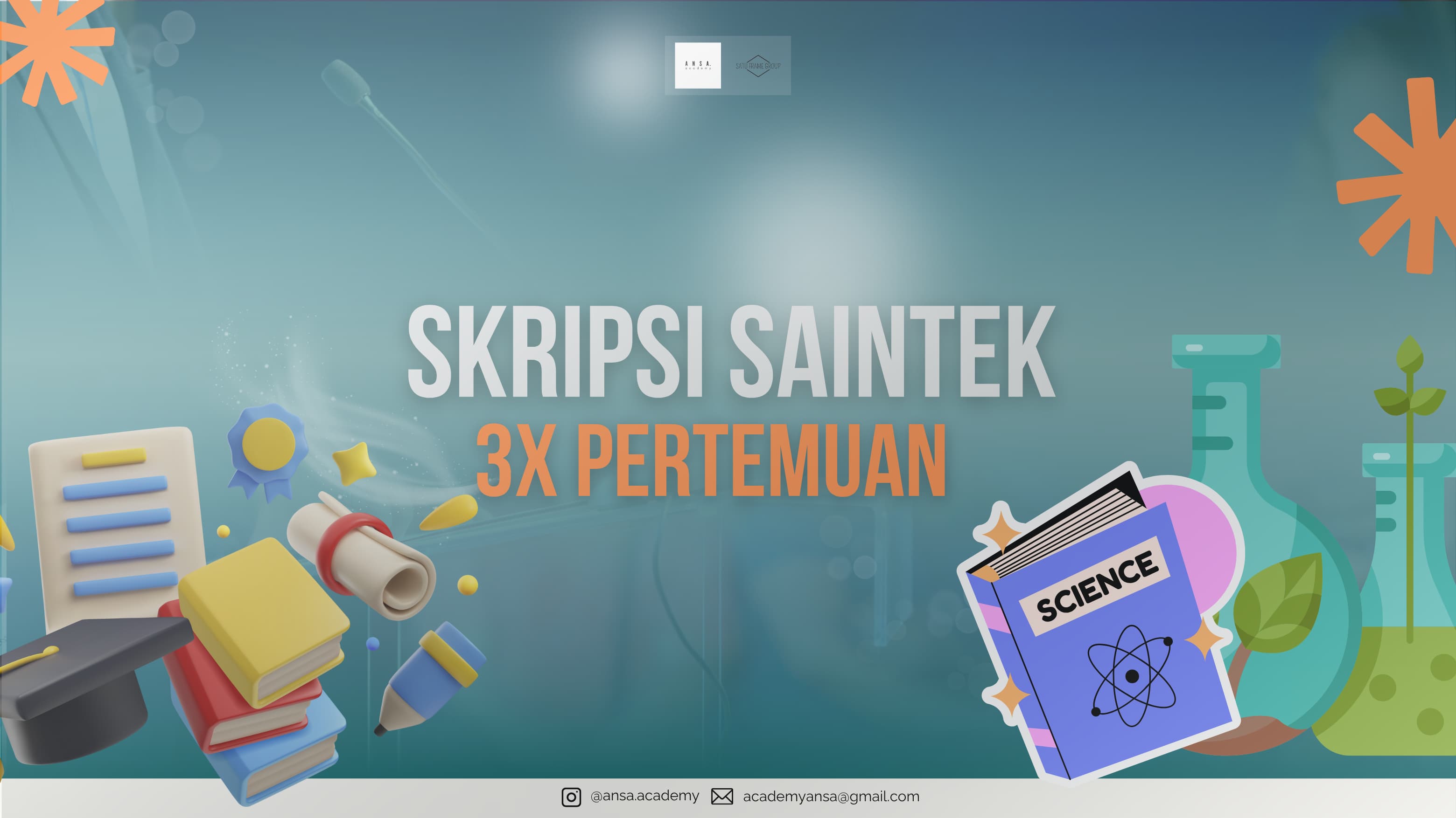 MENTORING PRIVATE 101 SKRIPSI SAINTEK (3X PERTEMUAN) 