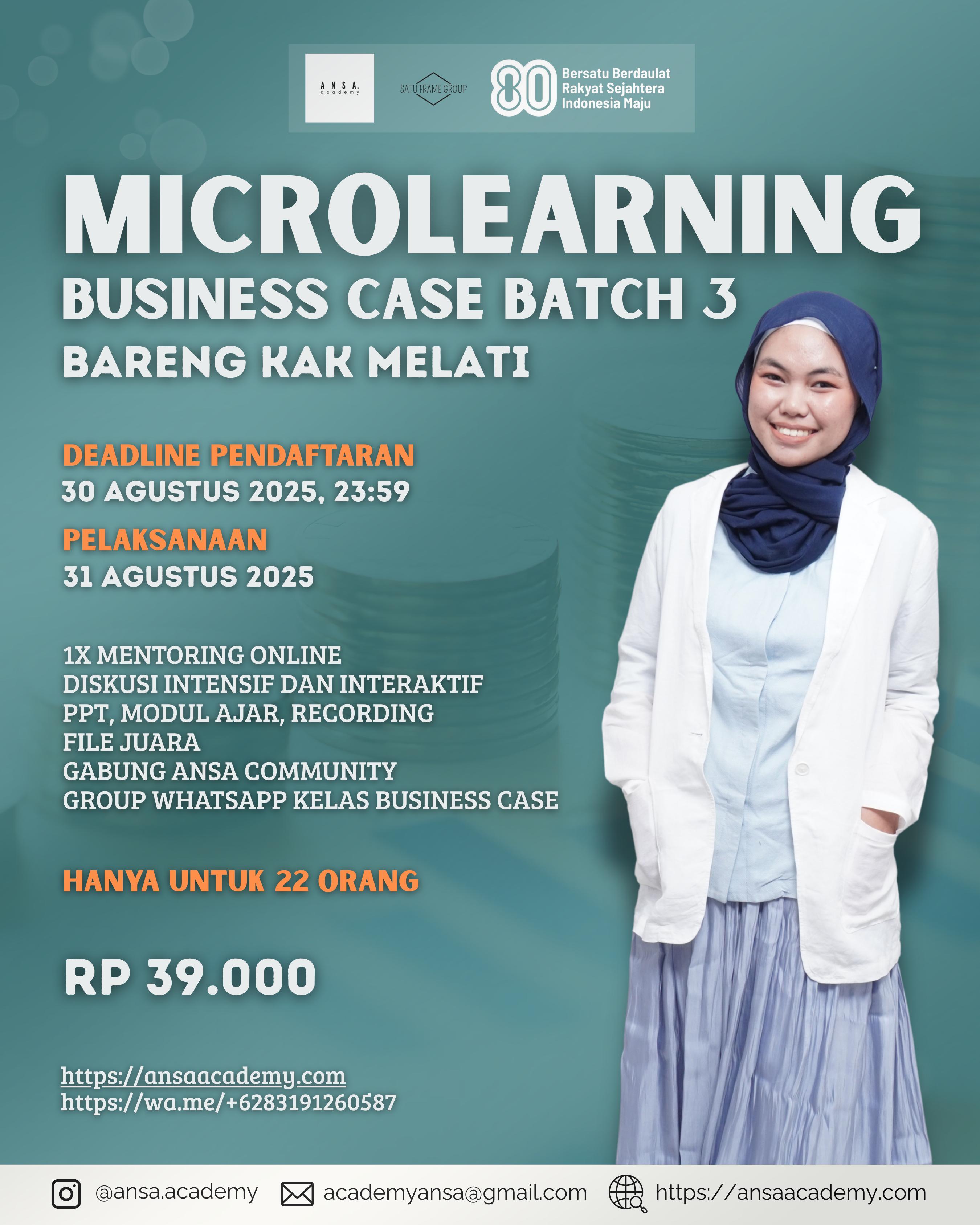 MICROLEARNING BUSINESS CASE BATCH 3